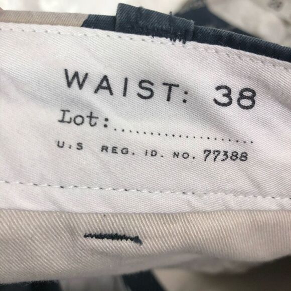 J. Crew Men's Boat Patterned navy blue Stanton Short Size 38 ships nautical sail - Picture 10 of 11